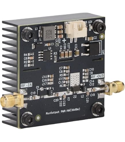 Amazon.co.jp: 超広帯域 RF パワーアンプ 1MHz〜130MHz 6W 43dB HF